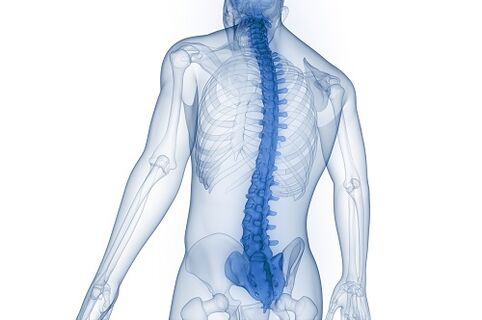 Schmerzen im unteren Rücken aufgrund einer verspannten Rückenmuskulatur