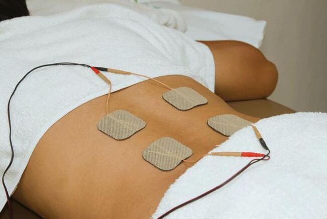 Elektrophorese zur Behandlung der thorakalen Osteochondrose